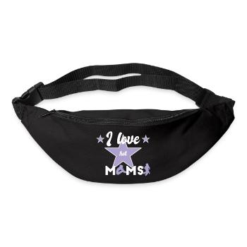 Hot Moms - I Love - Gürteltasche - Schwarz - Vorne