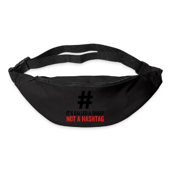 C’est ce qu’on appelle un sharp pas un hashtag - Sac banane - noir - Devant