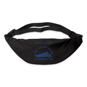 tax haven tour t-shirt sweater | Low Yachting Club - Gürteltasche - Schwarz - Vorne