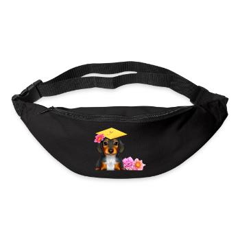 Bachelor Dachshund School Leaving Certificate Studies Dogs - Bum bag - black - Front