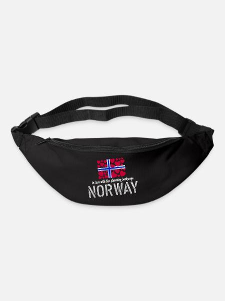 Norway norge - Gürteltasche - Schwarz