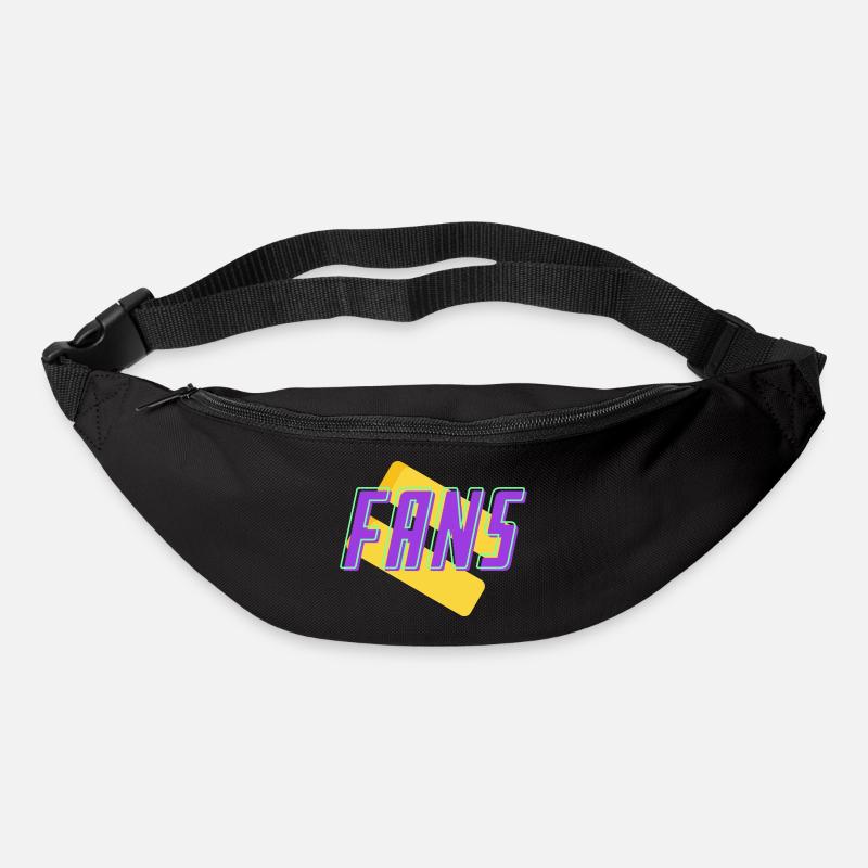 fans - Sac banane - noir