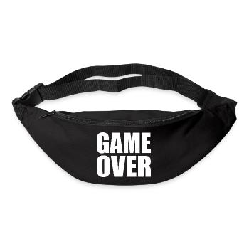 Game over - Gürteltasche - Schwarz - Vorne