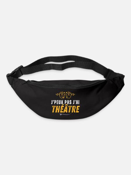 je peux pas j ai Théâtre Theatre - Sac banane - noir
