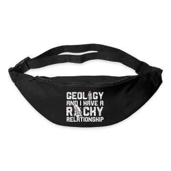 Geology and I have a rocky relationship - Bum bag - black - Front