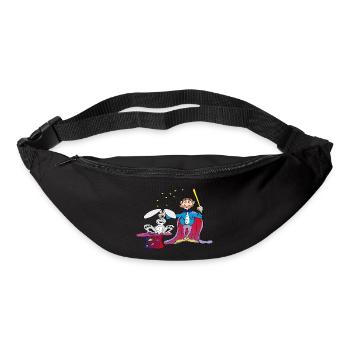 The magician pulls the rabbit out of the hat - Bum bag - black - Front