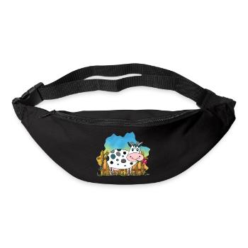 Kuh - Gürteltasche - Schwarz - Vorne