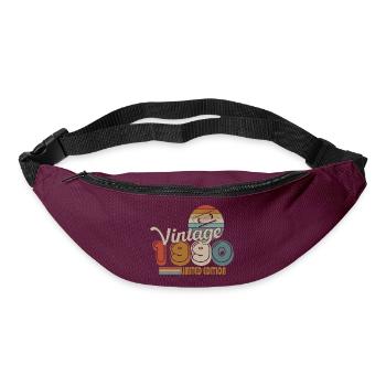 1990 - Bum bag - burgundy - Front