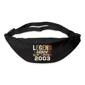 Legendary since September 2003 Birthday September - Bum bag - black - Front