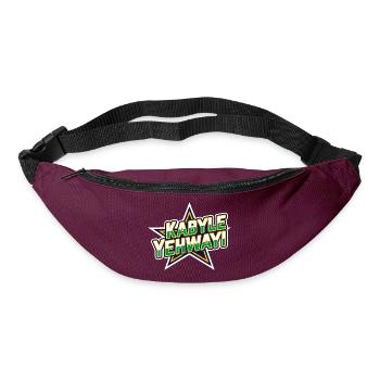 Kabyle Yehwayi (Kabyle well done, I want it) - Bum bag - burgundy - Front
