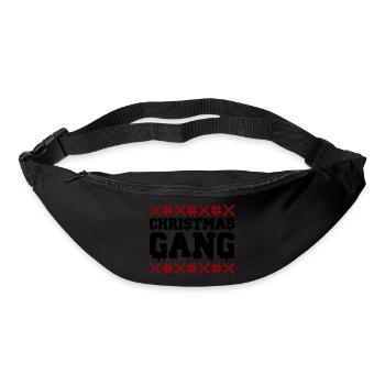 Gang de Noël - Sac banane - noir - Devant