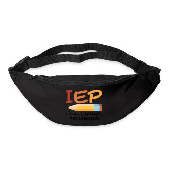 IEP SPED Teacher Art | Special Education Teacher - Bum bag - black - Front