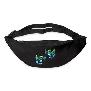 kolibri vogel 2 - Gürteltasche - Schwarz - Vorne
