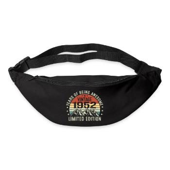Gift to Celebrate Your Year of Birth 1952 - Bum bag - black - Front