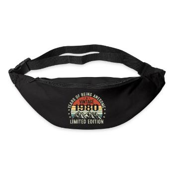 Gift to Celebrate Your Birth Year 1980 - Bum bag - black - Front