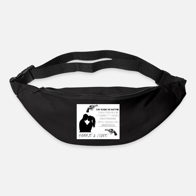 Bonnie&Clyde - Gürteltasche - Schwarz