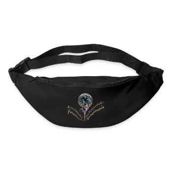 Équilibre entre la musique et la magie - Sac banane - noir - Devant
