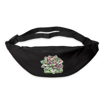 Echeveria Fat Leaf Rosette Succulente - Sac banane - noir - Devant