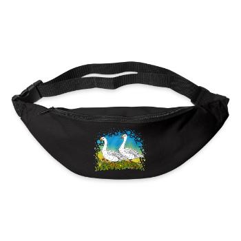 Geese - Bum bag - black - Front