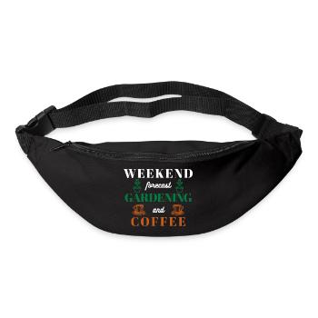 Garten-Spruch - Gürteltasche - Schwarz - Vorne
