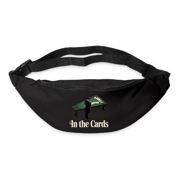 Conception stratégique d’un joueur de poker - Sac banane - noir - Devant