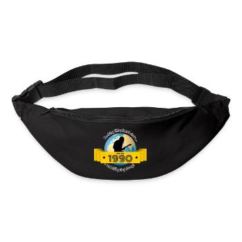 35th Birthday Rocking this planet since 09/1990 - Bum bag - black - Front