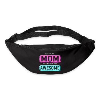 Single Mom Single Mom Single Mom - Bum bag - black - Front
