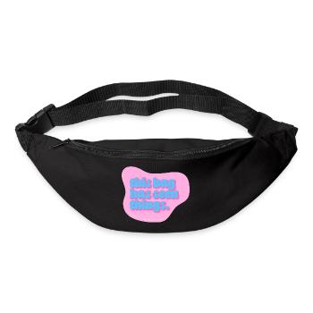 Funny Typography Design – This Bag Has Seen Things - Gürteltasche - Schwarz - Vorne