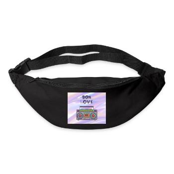 90s Love Boombox - Bum bag - black - Front