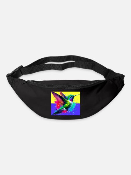 Kolibri - Gürteltasche - Schwarz