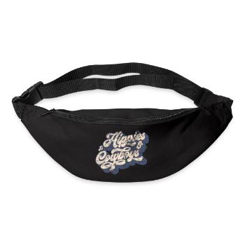 Pour les Hippies et les Cowboys - Sac banane - noir - Devant