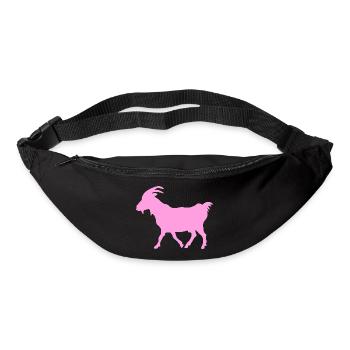 Ziege rosa G.O.A.T. - Gürteltasche - Schwarz - Vorne