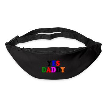Yes daddy - Gürteltasche - Schwarz - Vorne