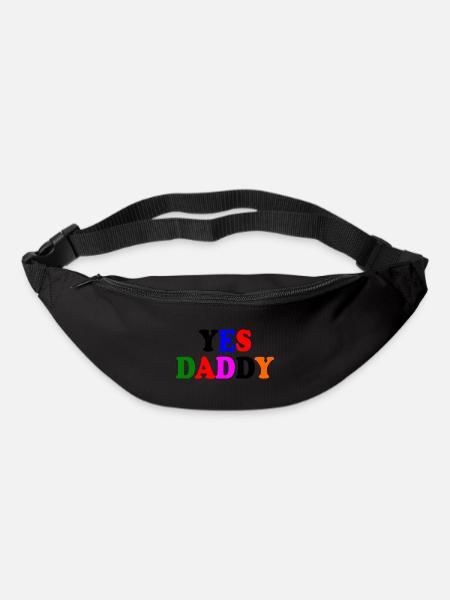 Yes daddy - Gürteltasche - Schwarz