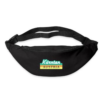 Carinthia Austria Flag Coat of Arms Mountains - Bum bag - black - Front