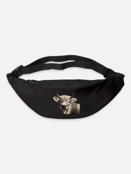 Die Kleine Hochnase-Kuh - Gürteltasche - Schwarz