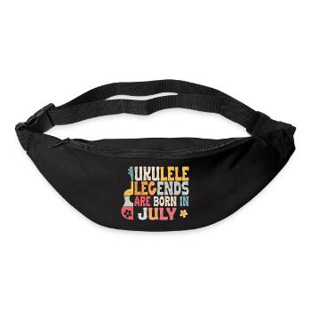 Ukulele Legends are born in July - Gürteltasche - Schwarz - Vorne