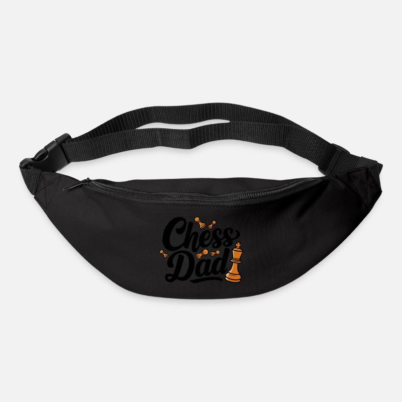 Chess Dad Schach Spruch Zitat - Gürteltasche - Schwarz