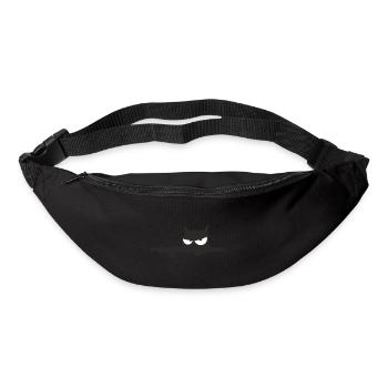 Chat agaçant avec seringue 1 - Sac banane - noir - Devant