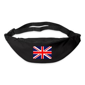 Grande-Bretagne drapeau britannique drapeau - Sac banane - noir - Devant
