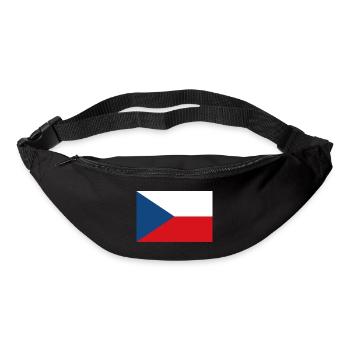 Tschechien tschechisch Flagge Fahne - Gürteltasche - Schwarz - Vorne