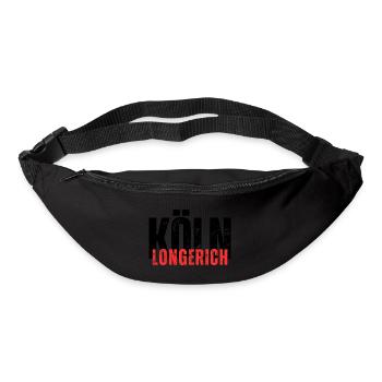 Longerich noir rouge - Sac banane - noir - Devant