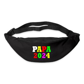 Papa 2024 - Gürteltasche - Schwarz - Vorne
