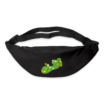 Ökologischer Fußabdruck - Gürteltasche - Schwarz - Vorne