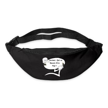 Encore Papi - Sac banane - noir - Devant