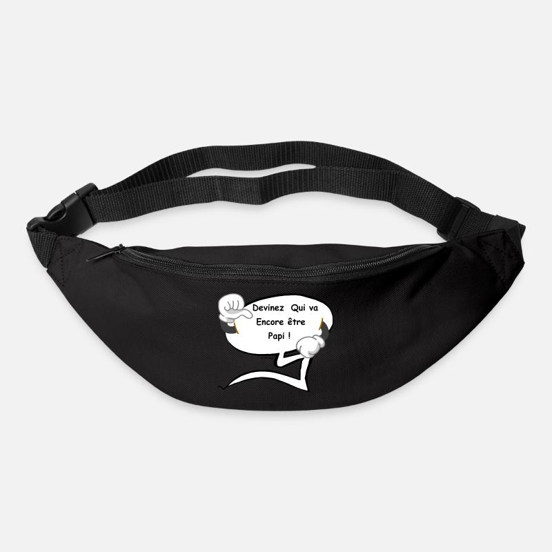 Encore Papi - Sac banane - noir