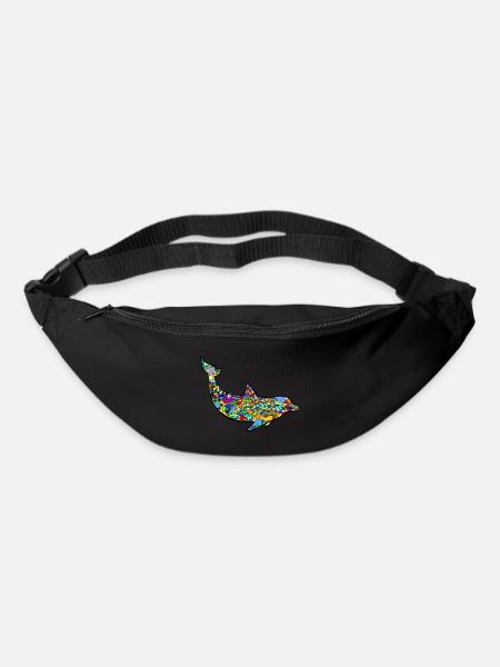 Dolphin - dolphin - Bum bag - black