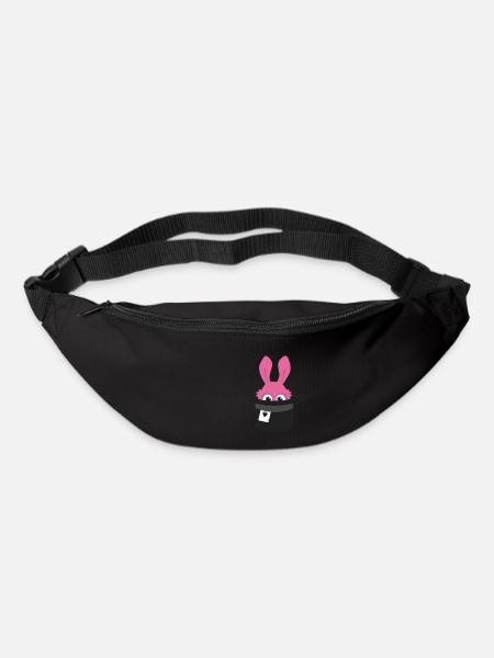 Zauber Kaninchen - Gürteltasche - Schwarz