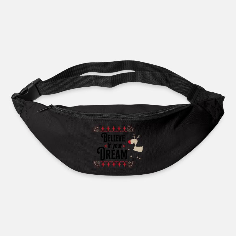 Weihnachten - Gürteltasche - Schwarz