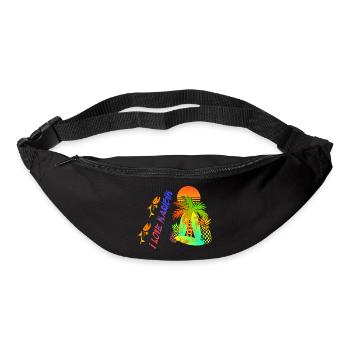 Amour des Caraïbes - Sac banane - noir - Devant